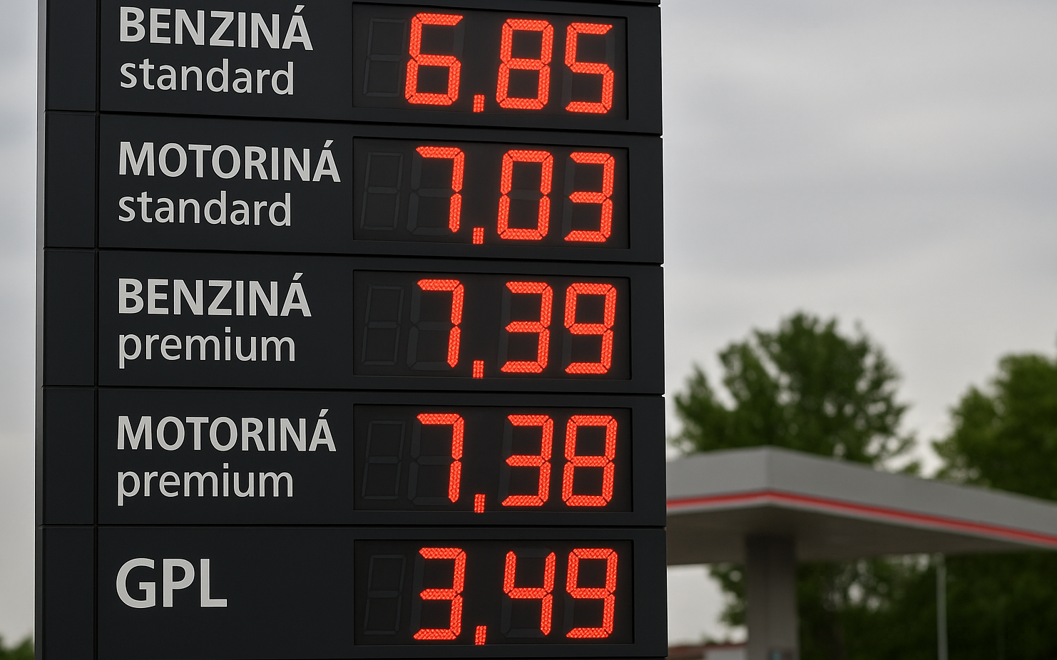 Carburanții s-au ieftinit cu până la 7 bani pe litru în România