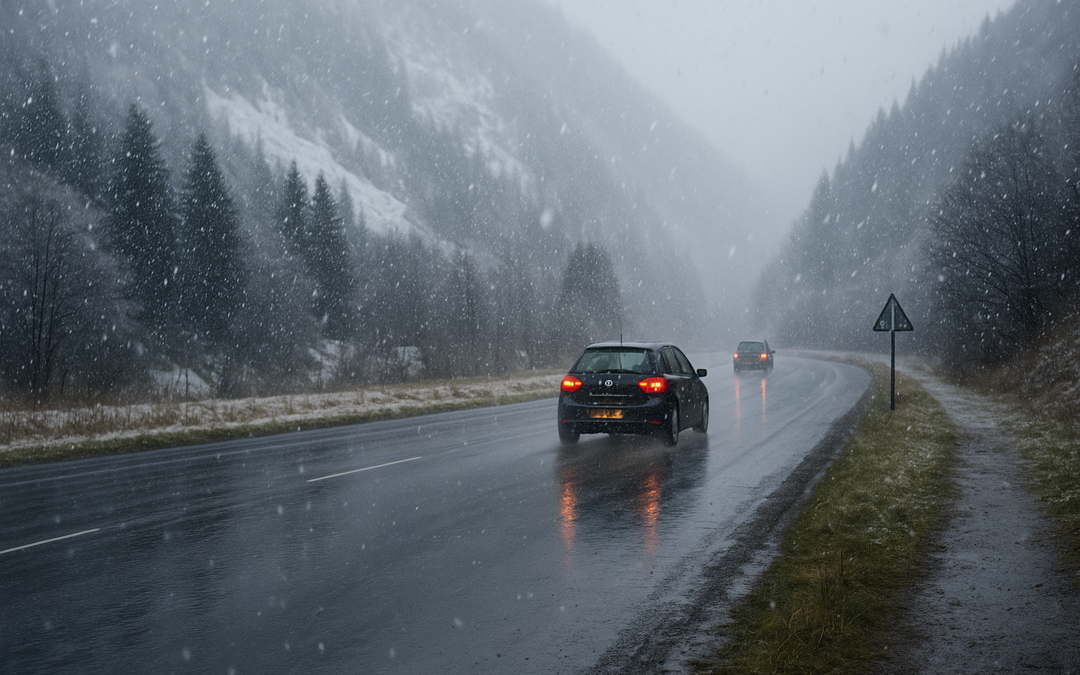 Vremea se răcește brusc în România: Ninsori la munte, lapoviță în restul țării și cod galben de vânt puternic