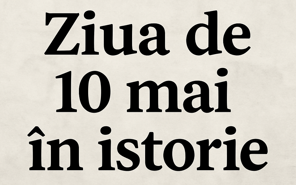 Ziua de 10 mai în istorie