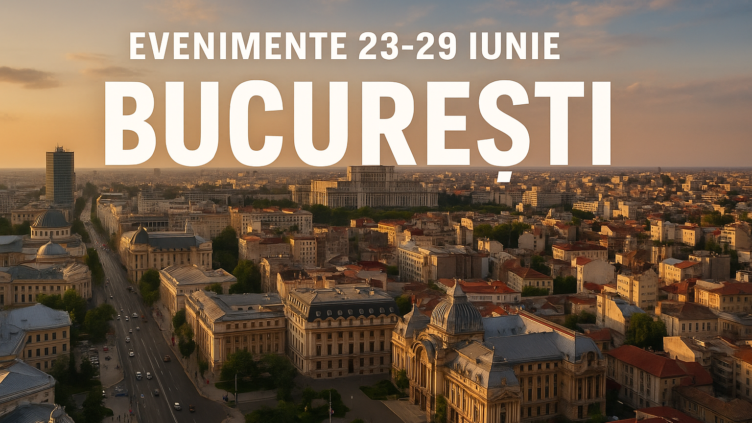 București: evenimente de neratat în săptămâna 23–29 iunie 2025