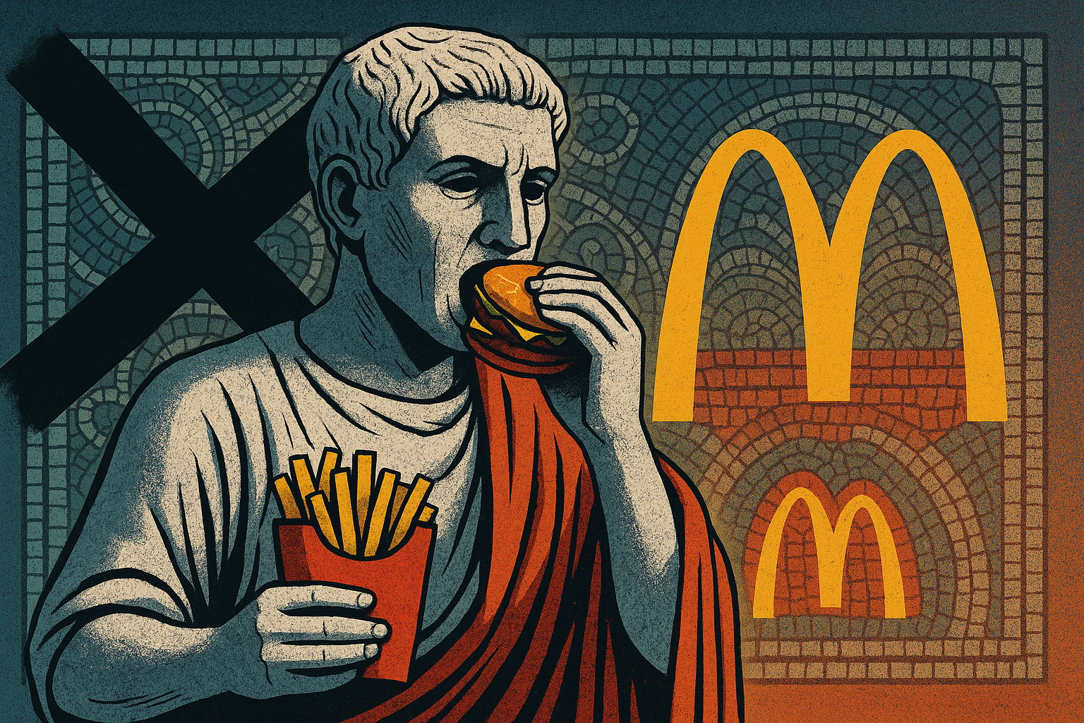 Fast food pe ruinele Romei? McDonald’s aprinde spiritele în Galleria Sordi