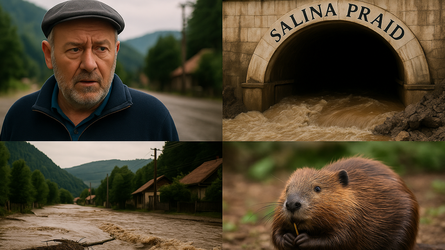 Salina Praid, un dezastru anunțat: castori, neglijență și o comunitate ruinată