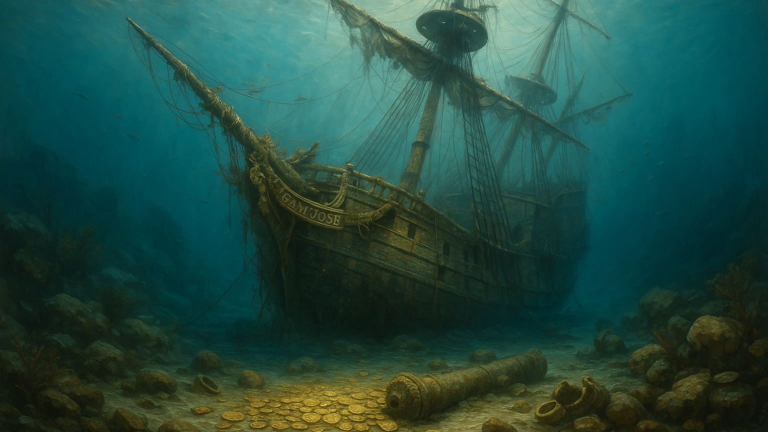 „Sfântul Graal al epavelor” iese la lumină: Columbia aduce la suprafață comoara de miliarde a galeonului San José
