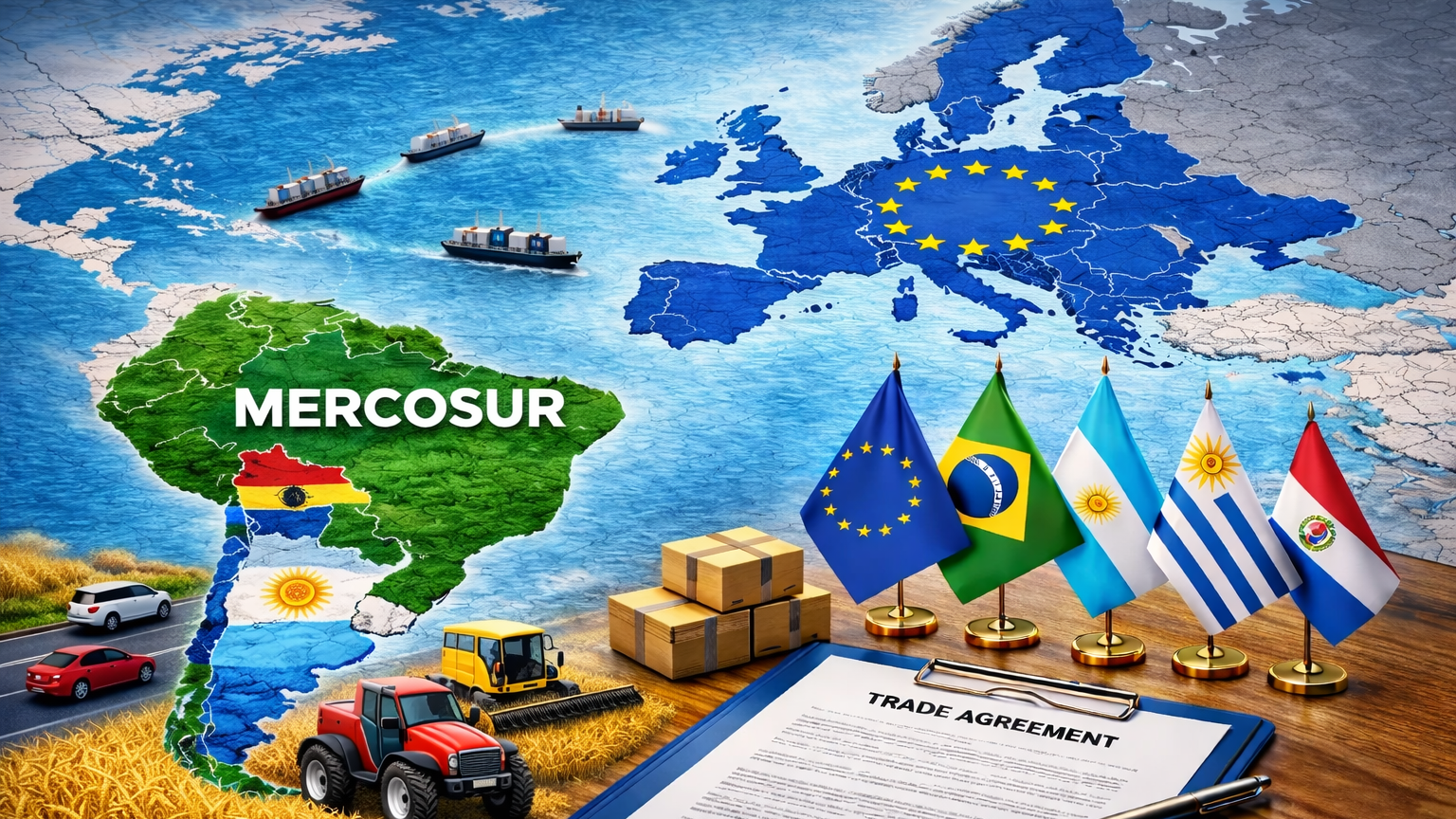 După 25 de ani ...Europa semnează cu America Latină: acordul Mercosur redesenează comerțul global și echilibrul politic