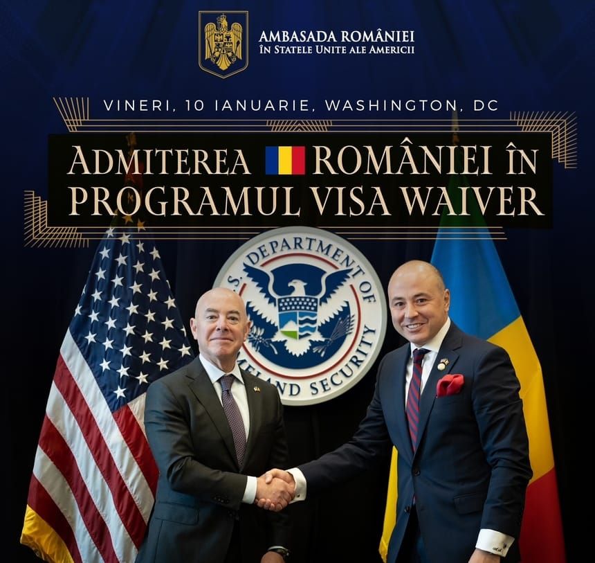 Călătorii fără vize în SUA: România intră oficial în programul Visa Waiver imagine postare