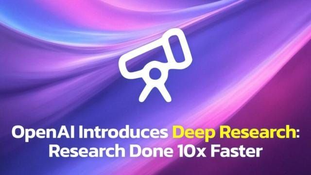OpenAI lansează „Deep Research”, un agent AI avansat pentru cercetări complexe imagine postare