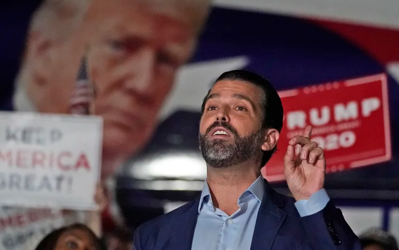 Donald Trump Jr. anunță că vizitează România pe 28 aprilie, cu o săptămână înainte de alegerile Prezidențiale imagine postare