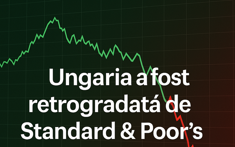 Ungaria, retrogradată de S&P: la un pas de statutul „junk” imagine postare