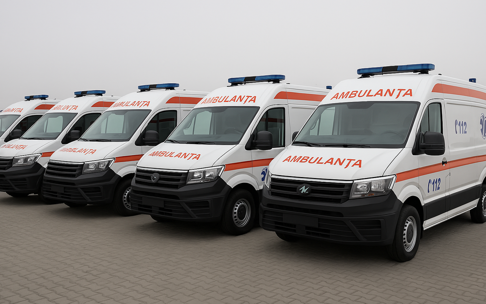 România achiziționează 600 de ambulanțe noi: Primele livrări așteptate în mai sau iunie imagine postare