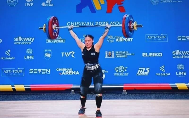 Andreea Cotruța, aur la total și argint la smuls și aruncat la Europenele de haltere din 2025 imagine postare