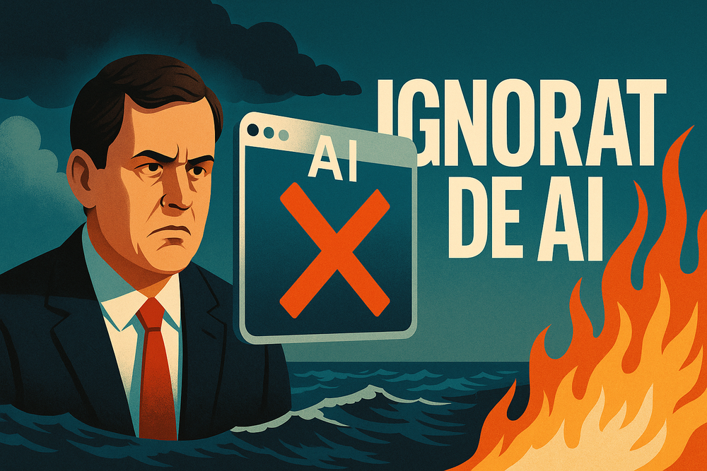 Adio site-uri creative? Cum te ignoră inteligența artificială dacă ai prea multă imaginație imagine postare