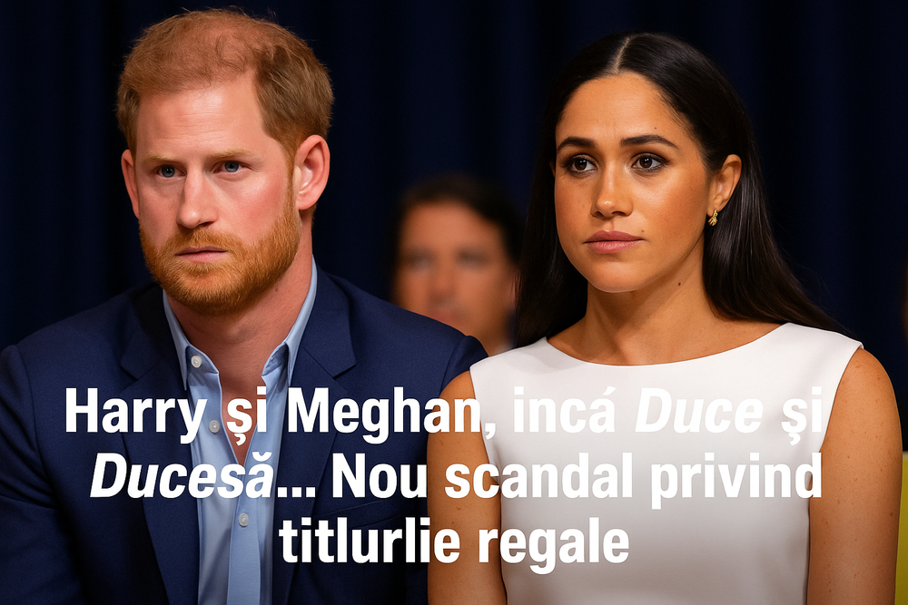 Harry și Meghan, încă Duce și Ducesă... Un nou scandal privind titlurile regale imagine postare