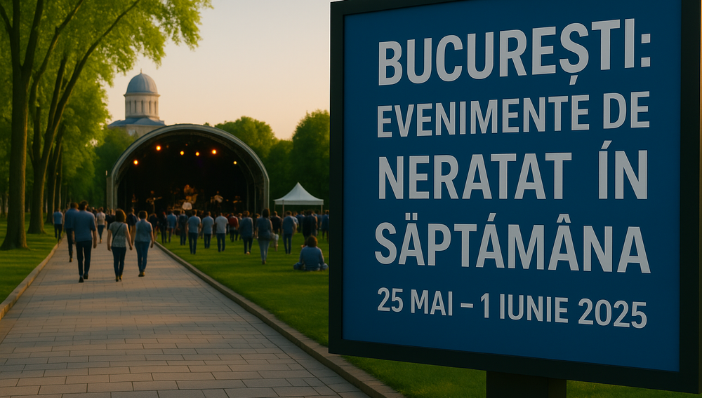 București: evenimente de neratat în săptămâna 25 mai – 01 iunie 2025 imagine postare