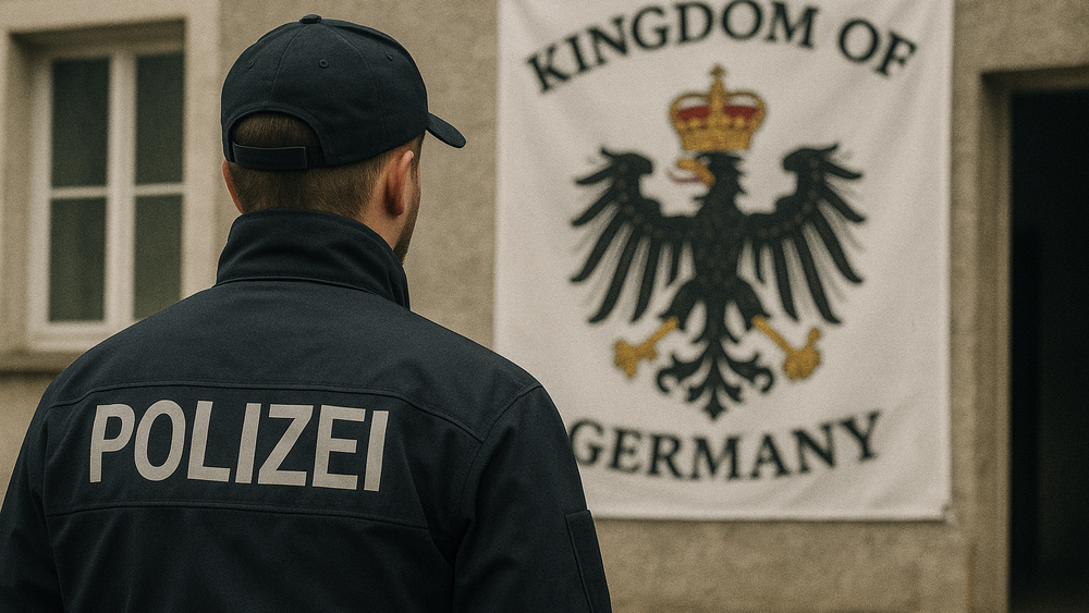 Germania interzice gruparea extremistă „Regatul Germaniei” și arestează liderii imagine postare