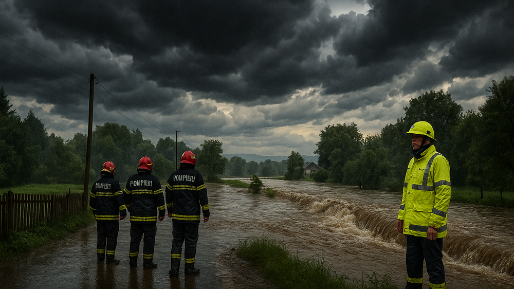 Comitet pentru Situații de Urgență convocat de ministrul Mediului: Cod portocaliu de ploi și risc major de inundații în Estul țării imagine postare