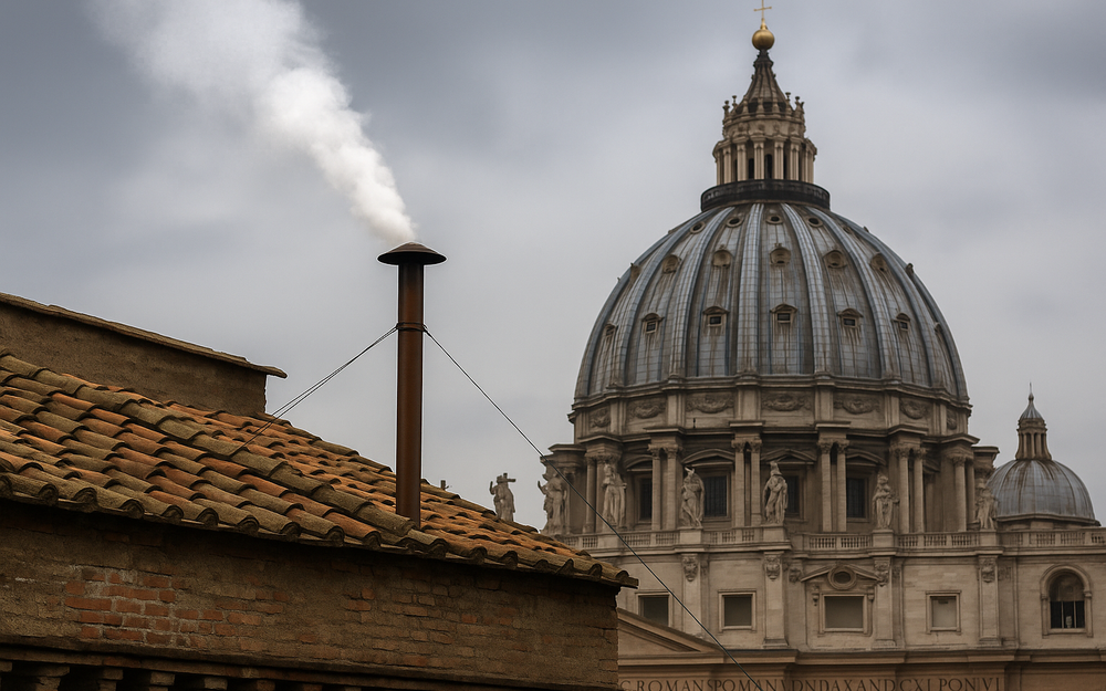Vaticanul instalează sistemul de semnal cu fum care va anunța alegerea noului Papă imagine postare