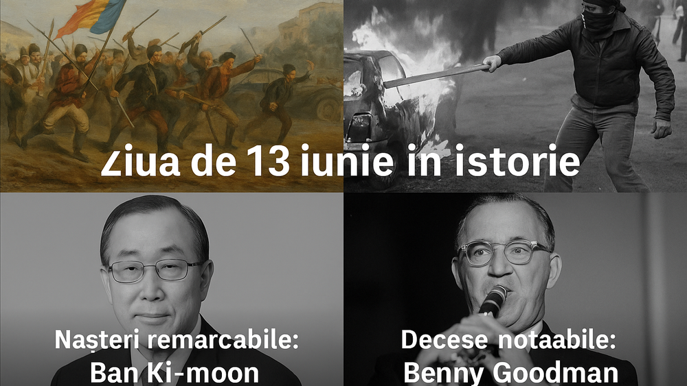 Ziua de 13 iunie în istorie imagine postare