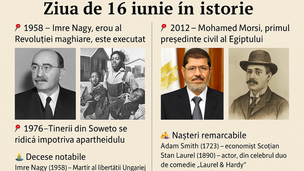 Ziua de 16 iunie în istorie imagine postare