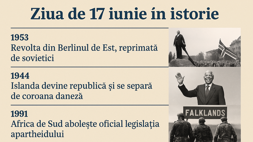 Ziua de 17 iunie în istorie imagine postare