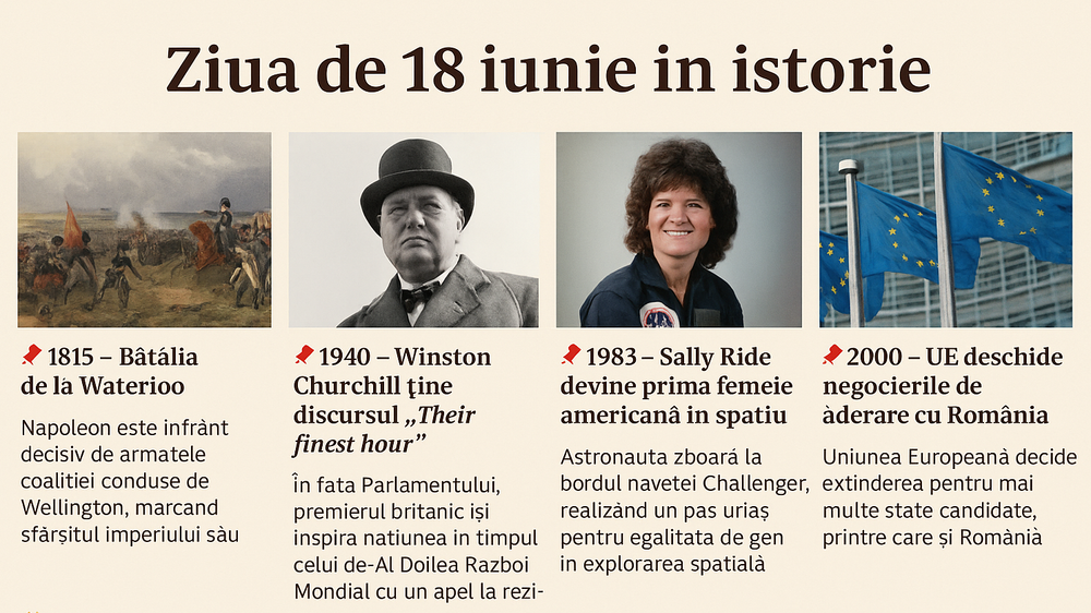 Ziua de 18 iunie în istorie imagine postare