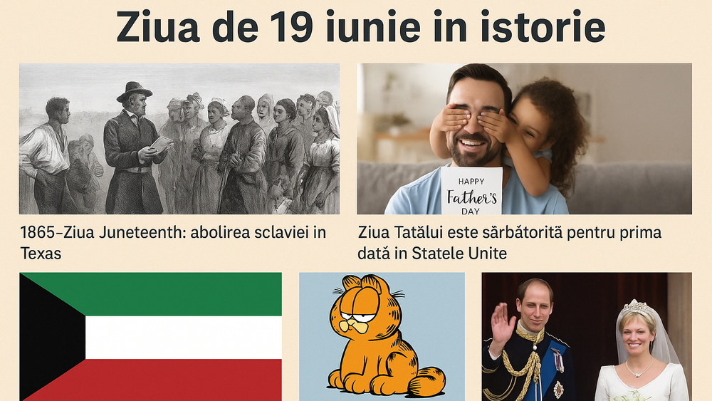 Ziua de 19 iunie în istorie imagine postare