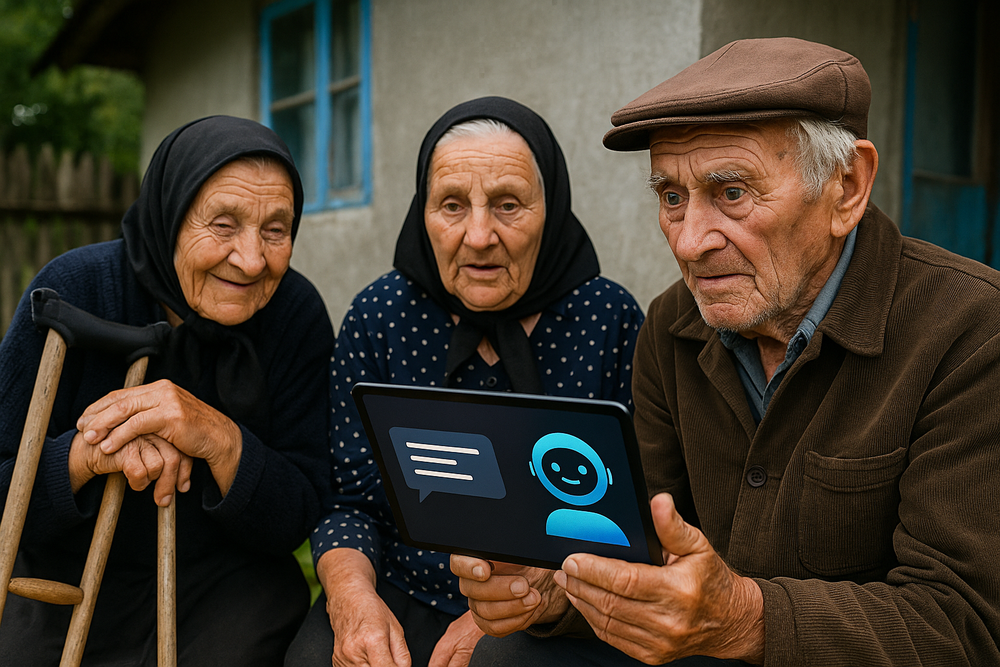 Bunicii și AI-ul: întâlnire neașteptată între tradiție și tehnologie imagine postare