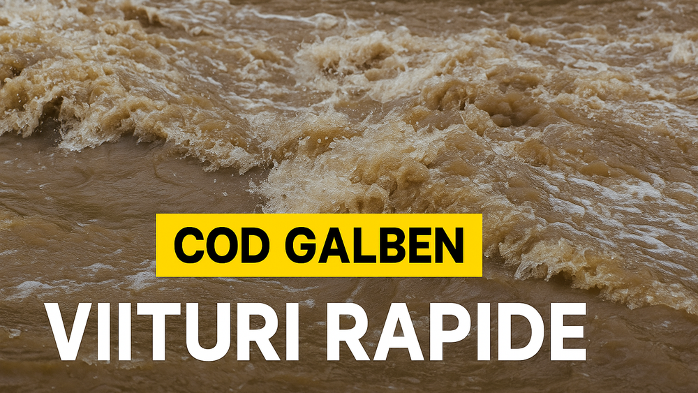 Cod galben pe râurile din nordul țării – Hidrologii avertizează asupra viiturilor rapide imagine postare