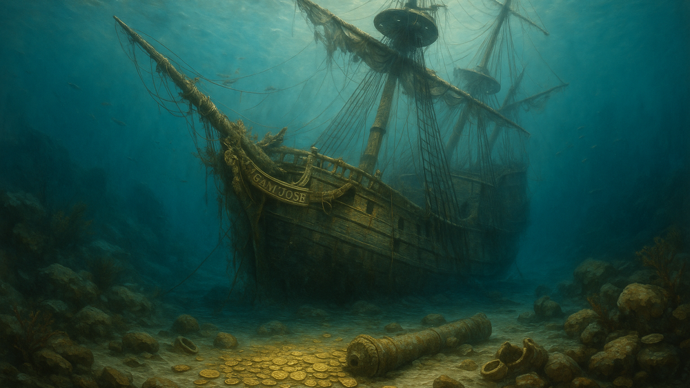 „Sfântul Graal al epavelor” iese la lumină: Columbia aduce la suprafață comoara de miliarde a galeonului San José imagine postare