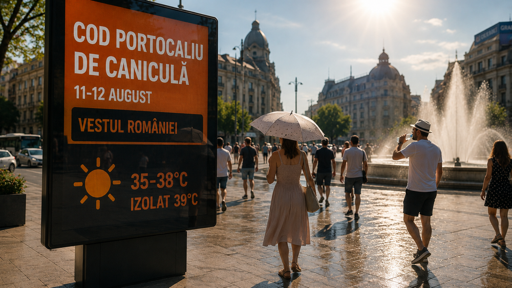 Canicula se intensifică în România: până la 39°C în vest, într-o Europă lovită de căldură, secetă și incendii imagine postare