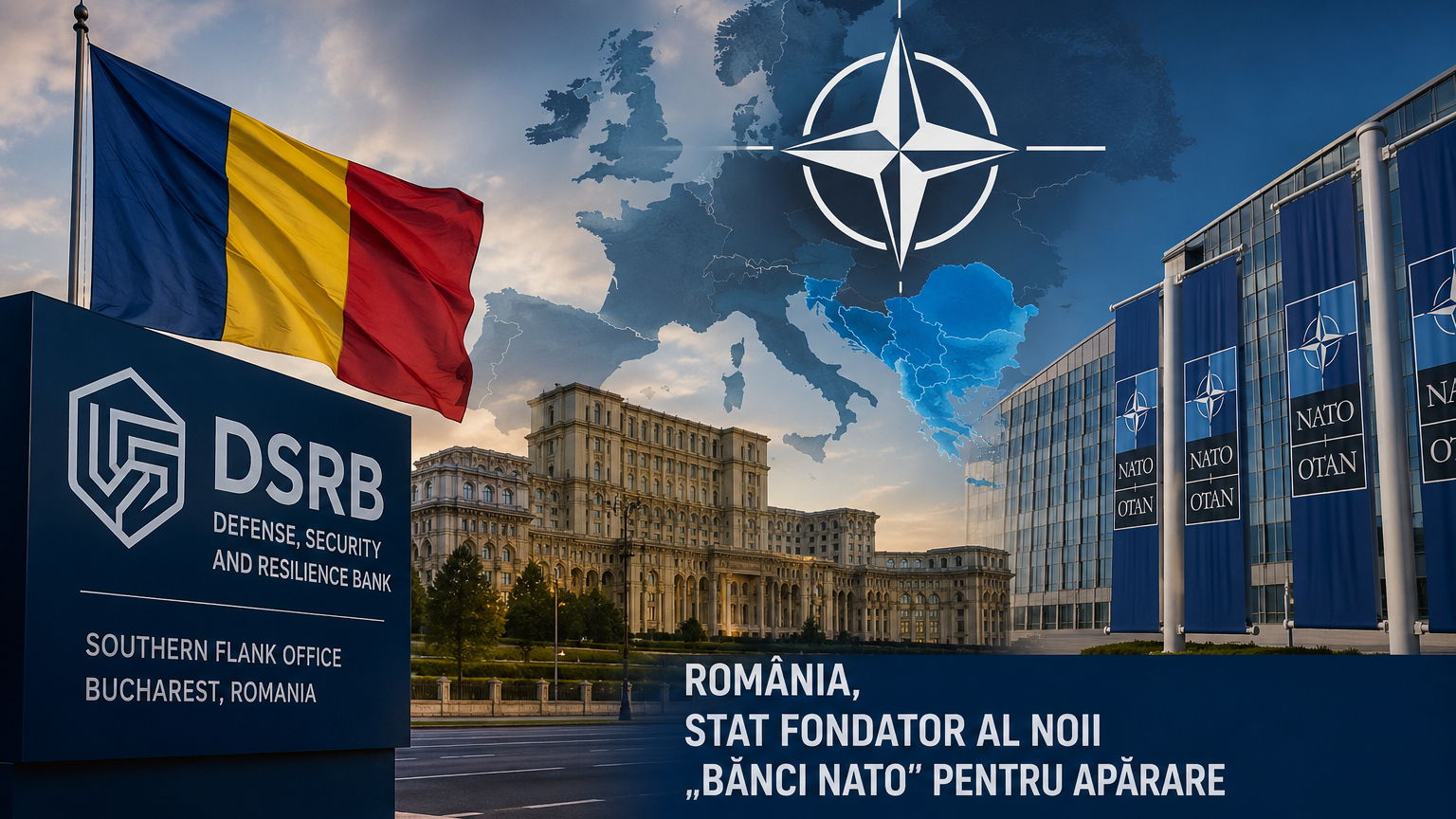România, stat fondator al noii "bănci NATO" pentru apărare. Bucureștiul găzduiește biroul pentru flancul sudic imagine postare