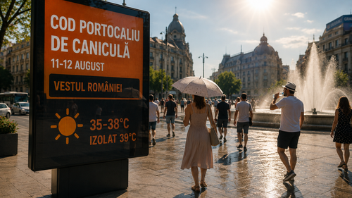 Canicula se intensifică în România: până la 39°C în vest, într-o Europă lovită de căldură, secetă și incendii imagine postare