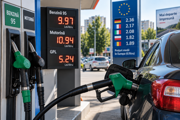 Motorina se apropie de 11 lei, deși acciza e redusă la maximum. România rămâne totuși sub media UE la pompă imagine postare