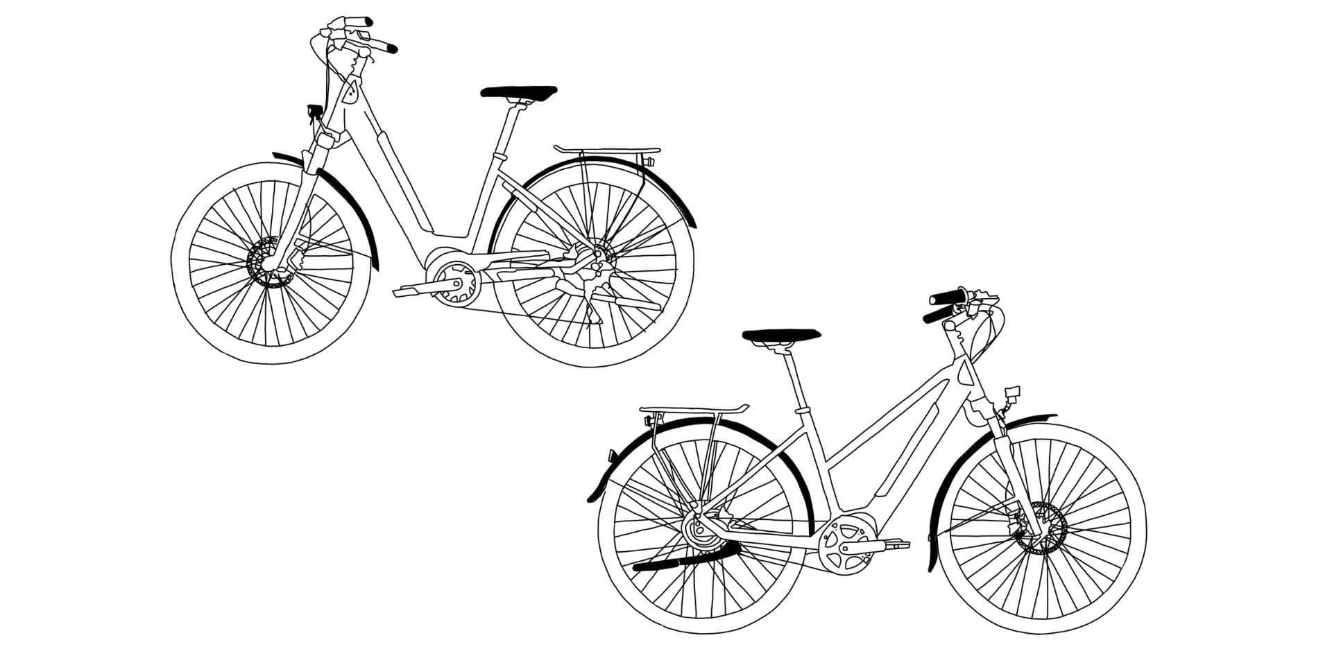 Dessin Peugeot eT01 et eC01
