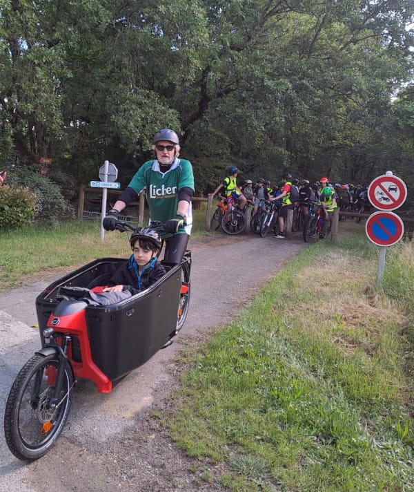 Élie et son pilote Pitto sur le Douze Hêta