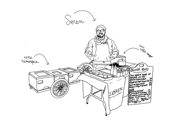 PORTRAIT : Søren Hawes, un chef sur roues