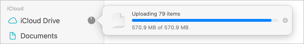 Weird behaviour with iCloud Drive after the migration process. This thing wouldn’t resolve by itself