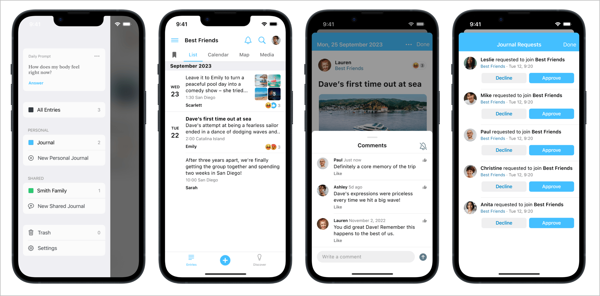Day One Shared Journals — image from Day One website.