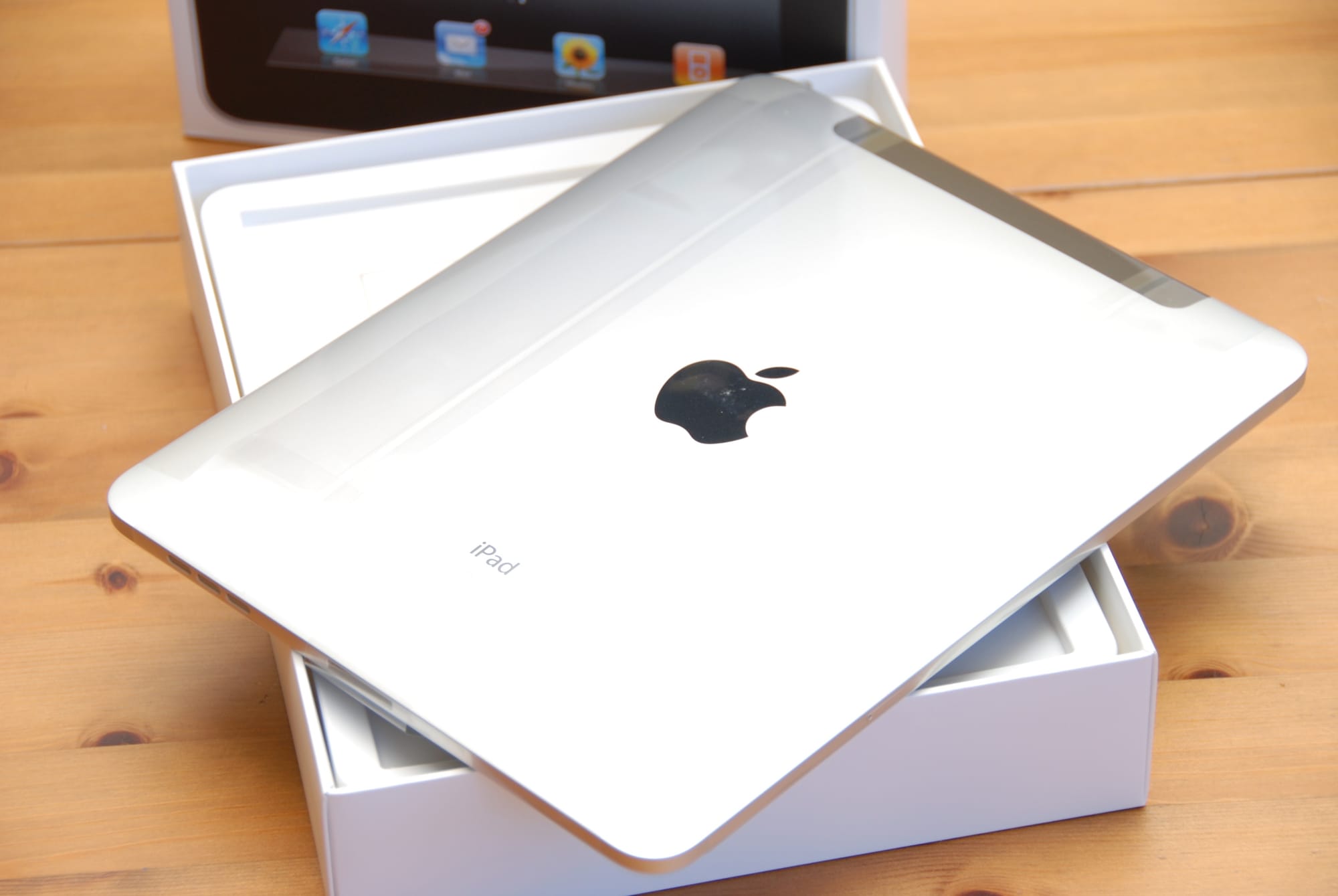 The unboxing of my first iPad