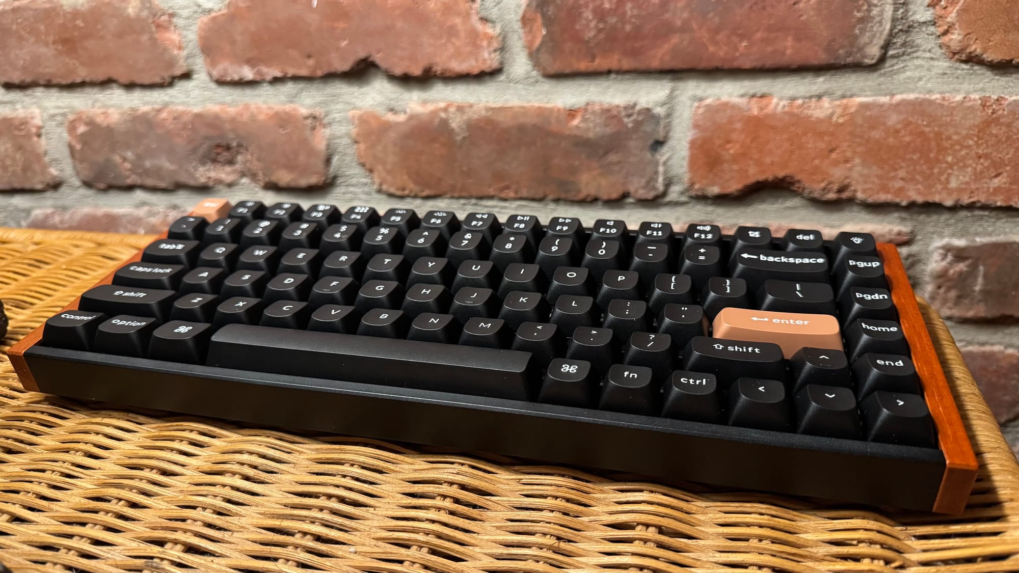 My newly acquired mechanical keyboard.