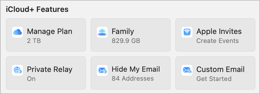 iCloud+ features, many are security-related. 