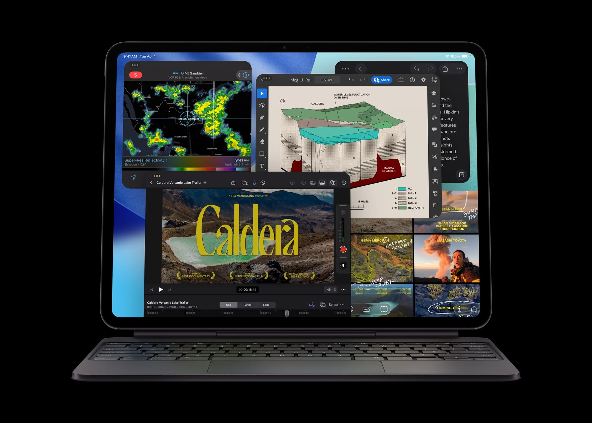 Believe it or not, this is an iPad Pro, not a MacBook Pro.