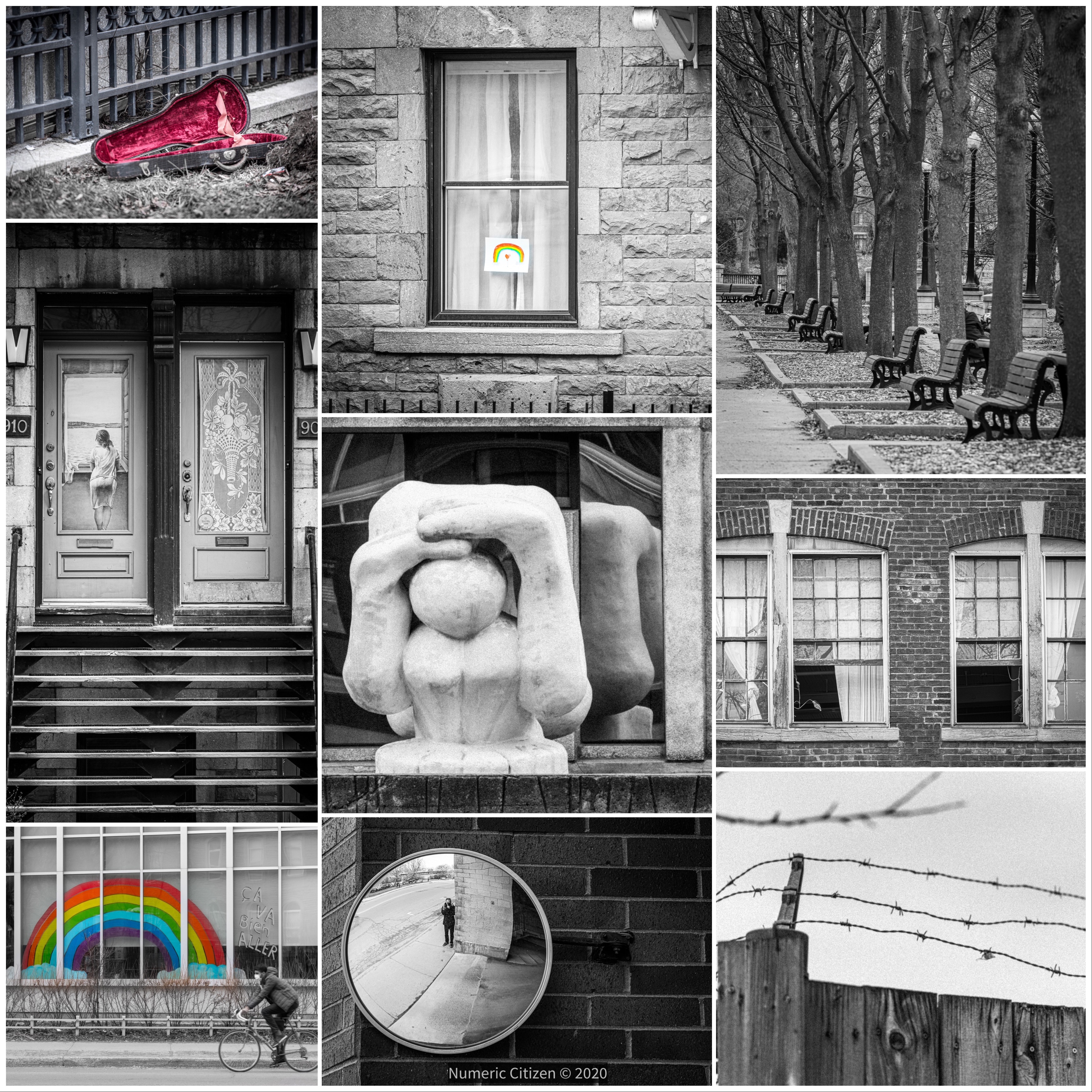 Confinement of 2020 because of COVID-19 crisis. 