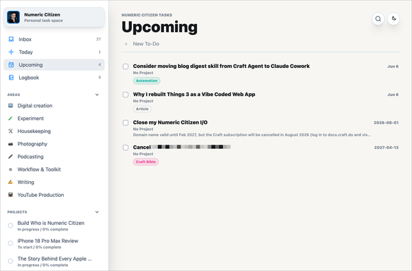 Building My Own Task Manager Instead of Waiting for Things 4