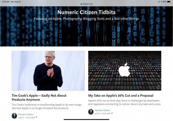 Competition from Medium