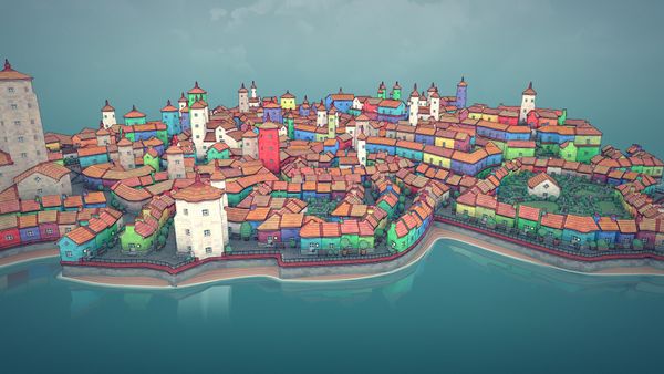 A village built with Townscraper