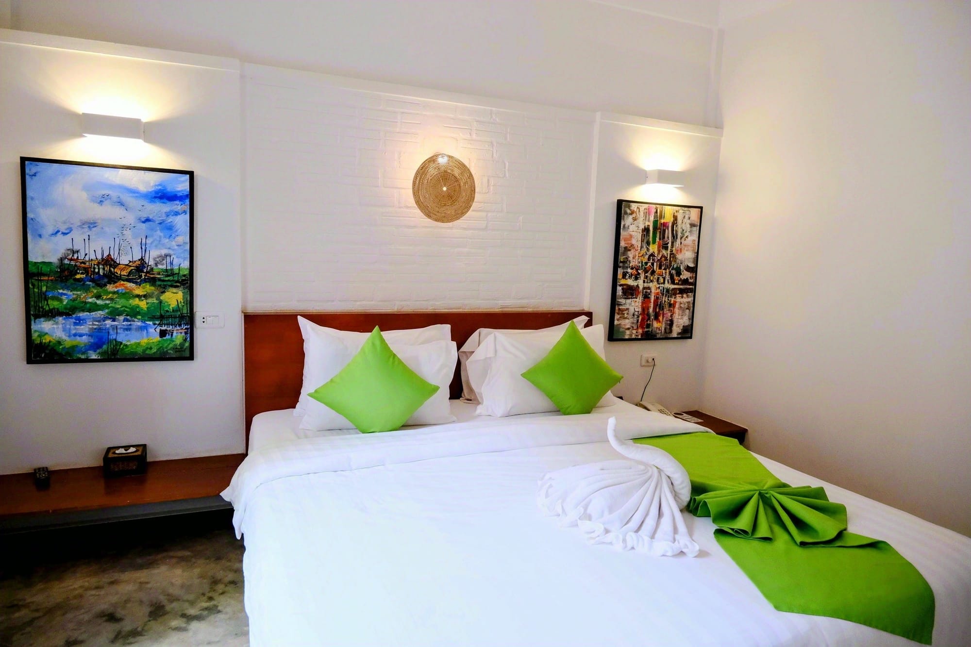 A clean, well-shot budget room — Afrofeast