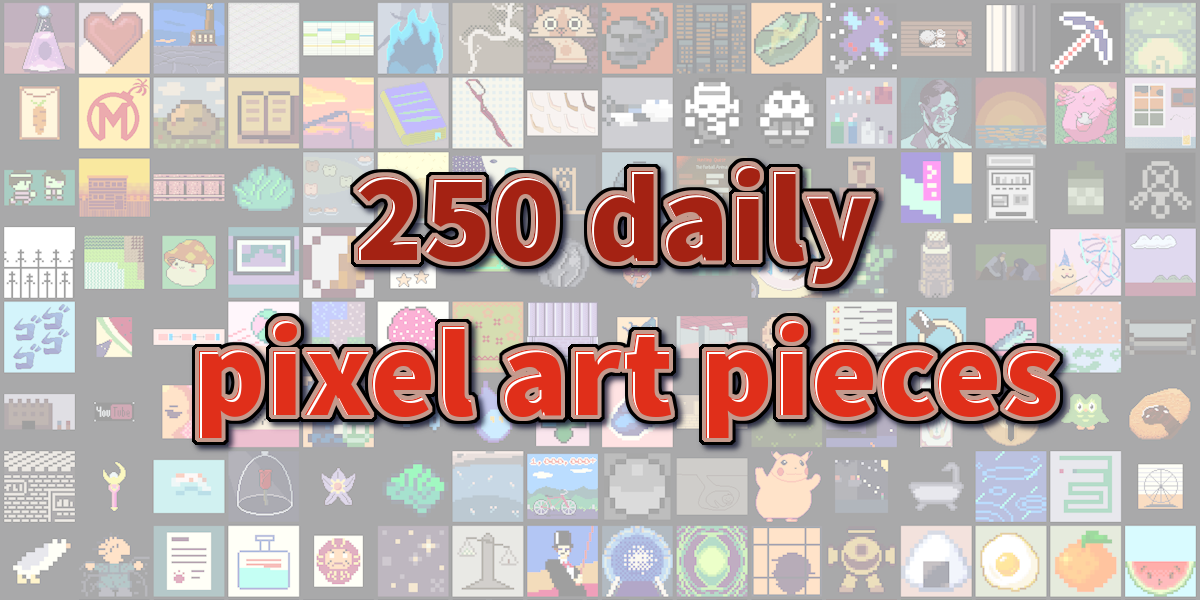 I Tried Doing Pixel Art Every Day for 16 Months