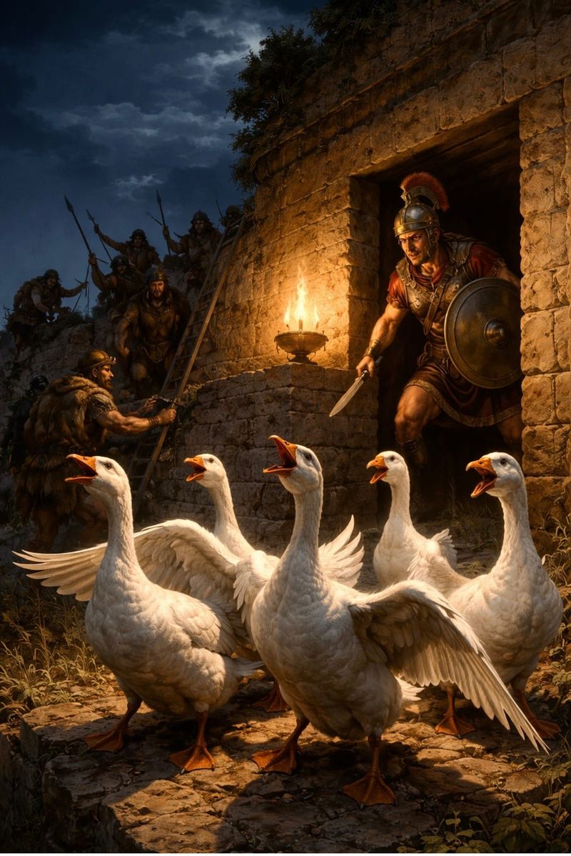 Are the Sacred Geese of Roman past screaming loudly enough yet?