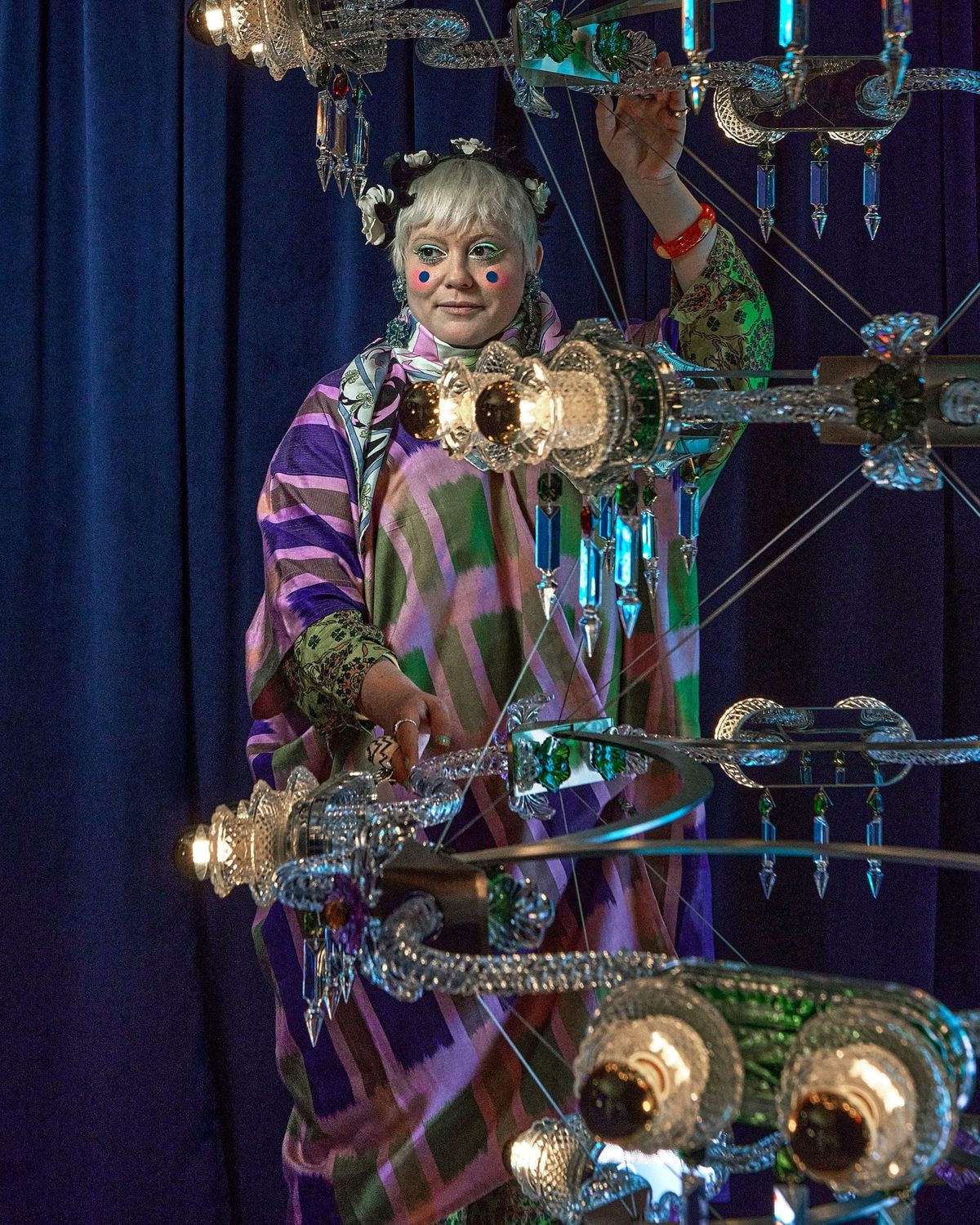 Baccarat Hands Its 175-Year-Old Chandelier to Bethan Laura Wood, Who Removes the Center Entirely