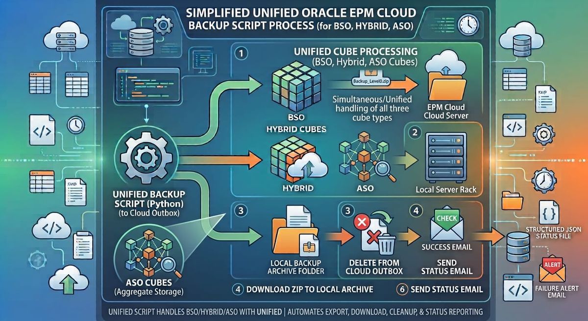 Automating Oracle EPM Level0 Backups — With Email Reports, No Third-Party API Needed
